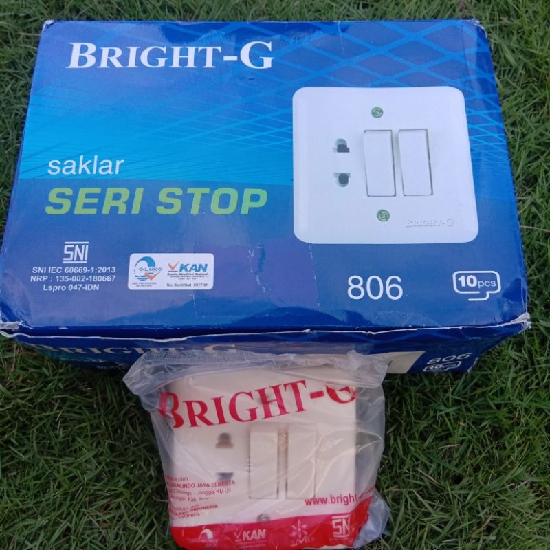 Saklar Seri Stop Tanam Bright-G (IB)