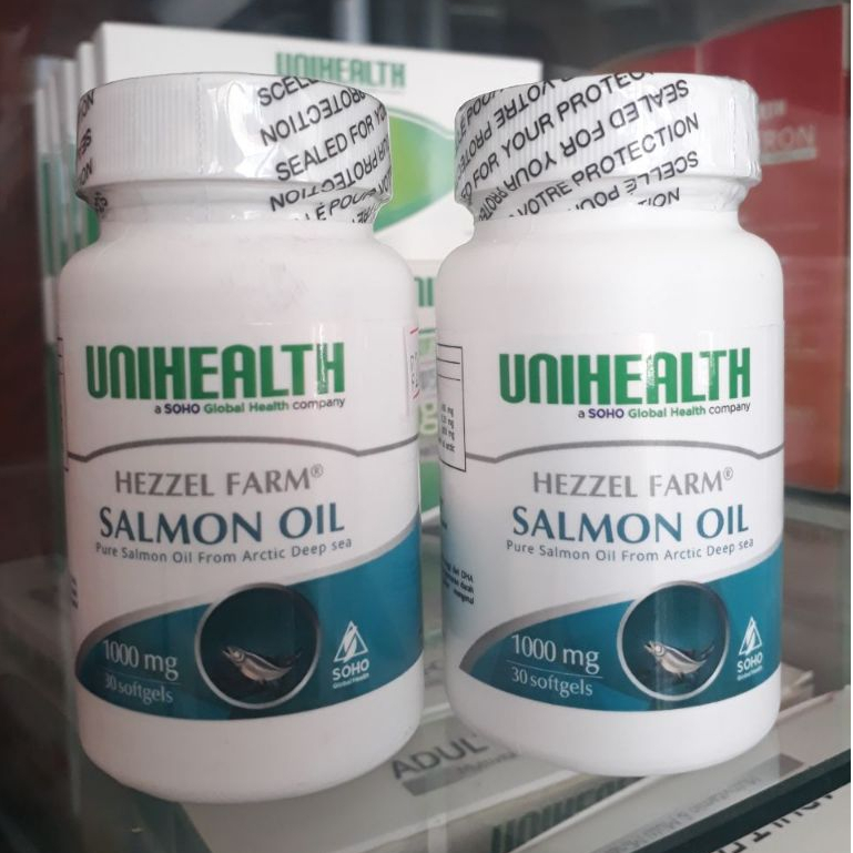 Minyak Ikan Salmon | Salmon Oil 30 Softgel Unihealth