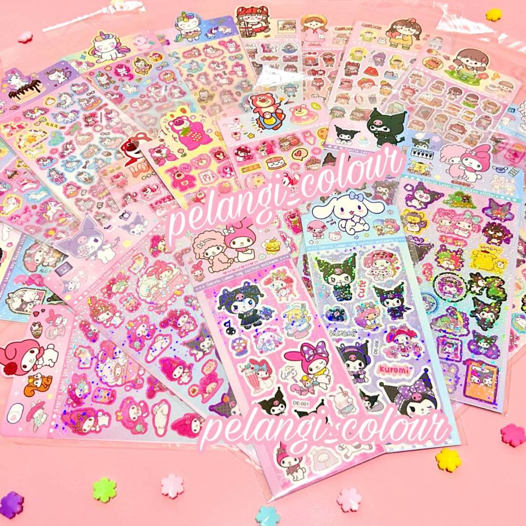 

Sticker Karakter Unicorn / Stiker unicorn lotso / Stiker Motif Lotso Unicorn Momo
