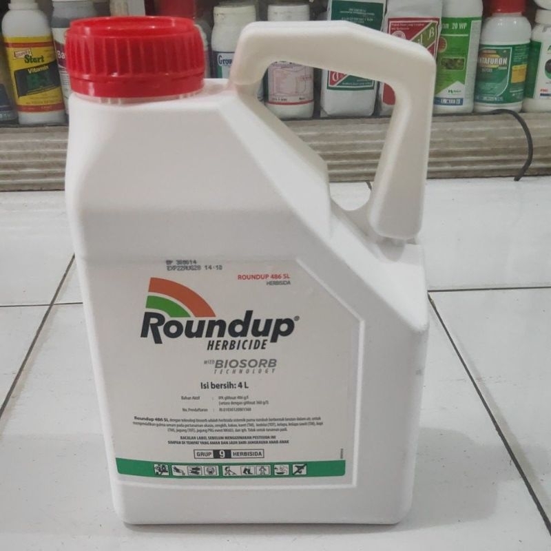 Racun rumput Roundup 486 SL 4 Liter