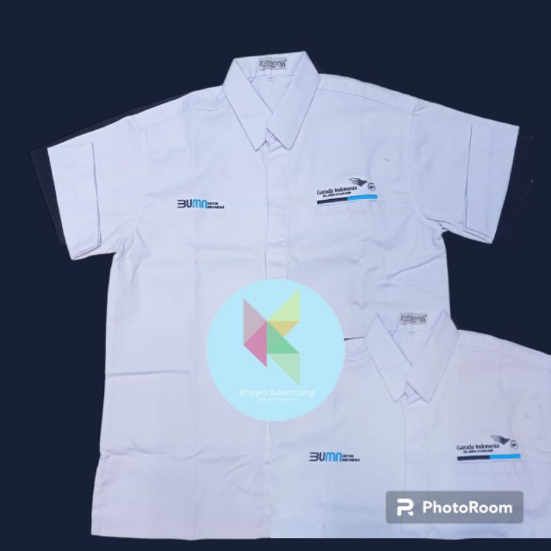 kemeja bumn garuda indonesia skyteam seragam kerja bumn garuda indonesia skyteam