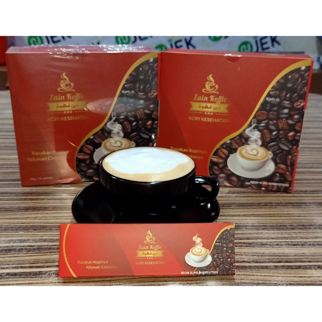 Zain Koffie Premium BOX isi 10 sachet pengganti kopi pro lq greng boyke & kopi SLB