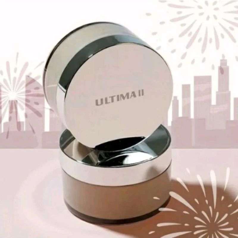 bedak tabur ultima 2 isi 2 pcs yaa kaka