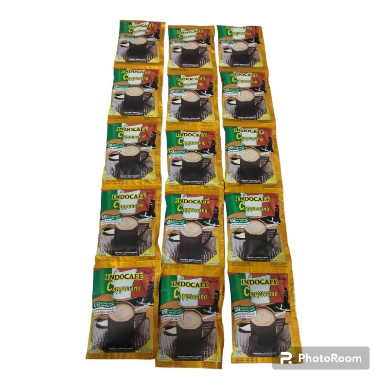 

Indocafe Cappucino 25g 1 renceng isi 10 saset