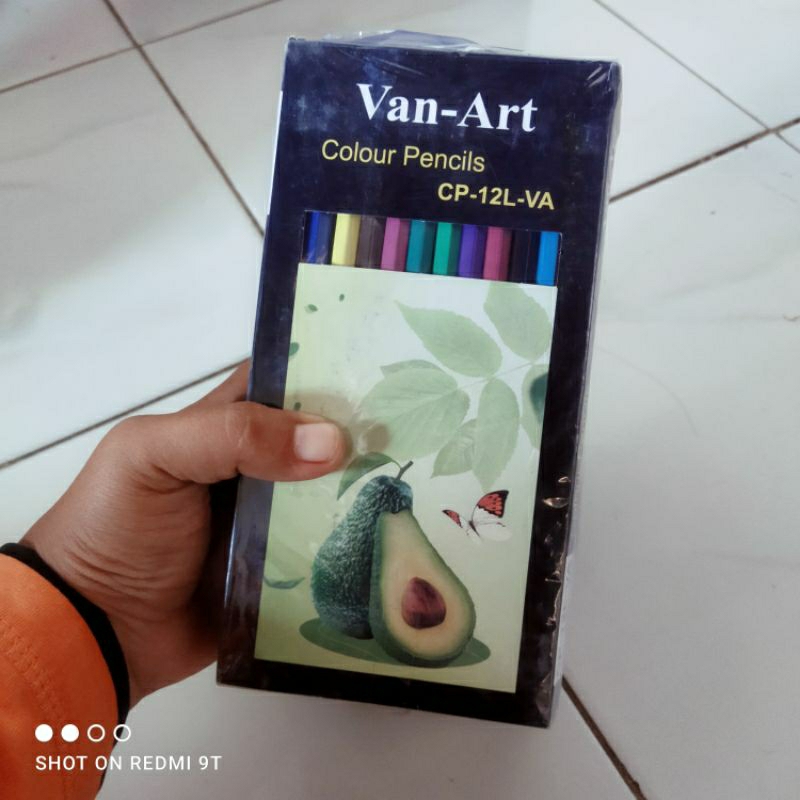 

(SATU SET ISI 12 WARNA) COLOUR PENCIL/PENSIL WARNA VAN ART PANJANG BERKUALITAS