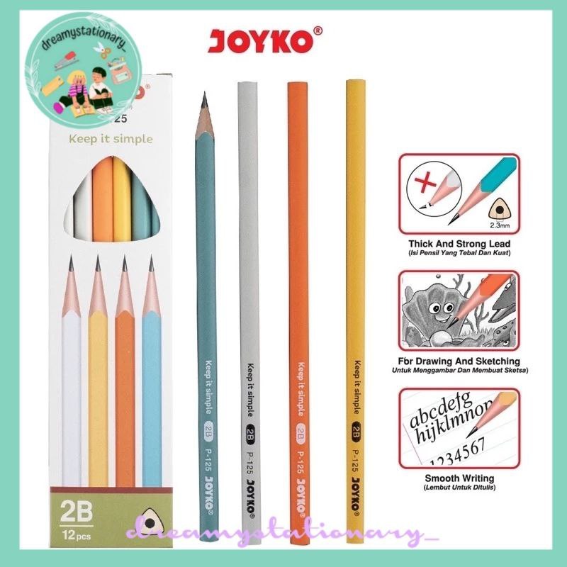 

A) Pensil Joyko P-125 2B