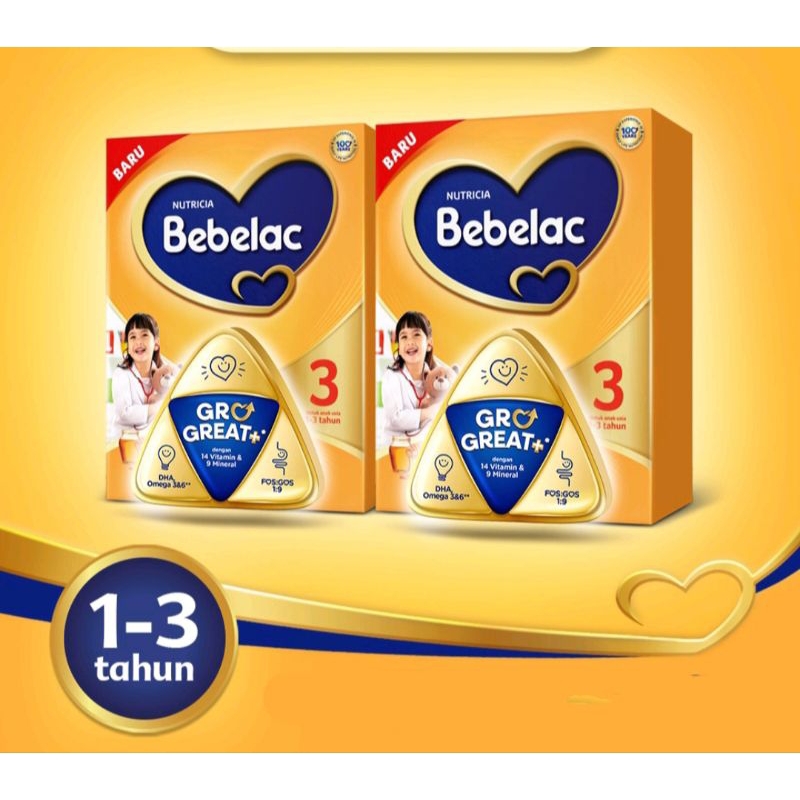 BEBELAC 3 SUSU FORMULA PERTUMBUHAN 400 GRAM