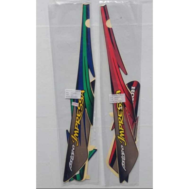 stiker stripping standar motor ASTREA IMPRESSA TAHUN 1998