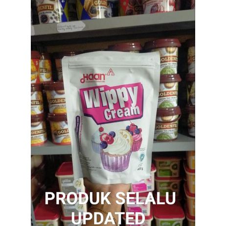 

Best 400 GRAM WHIPPING WIPPY CREAM BUBUK HAAN Pouch