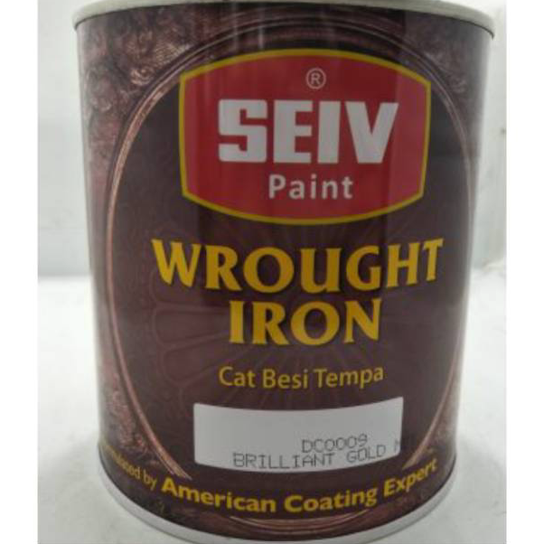

Stock Banyak Cat SEIV wrought iron DC0009 Brilliant gold metalic / Cat besi tempa emas Stok Banyak