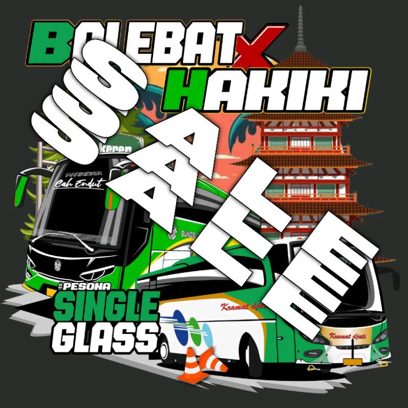 

paket hemat stiker bus basuri [10 pcs]