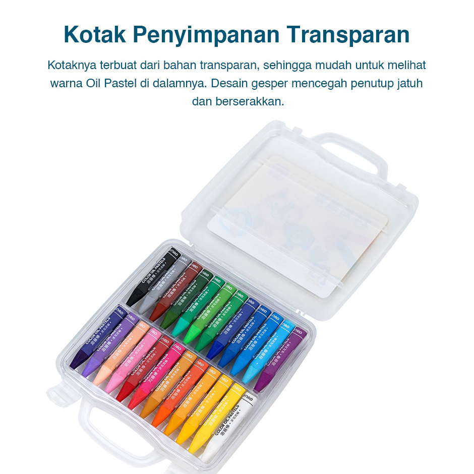 

Ready Stock Deli Krayon 12/24 Warna cocok untuk siswa sekolah, keluarga dan kantor 72070 72072 72073