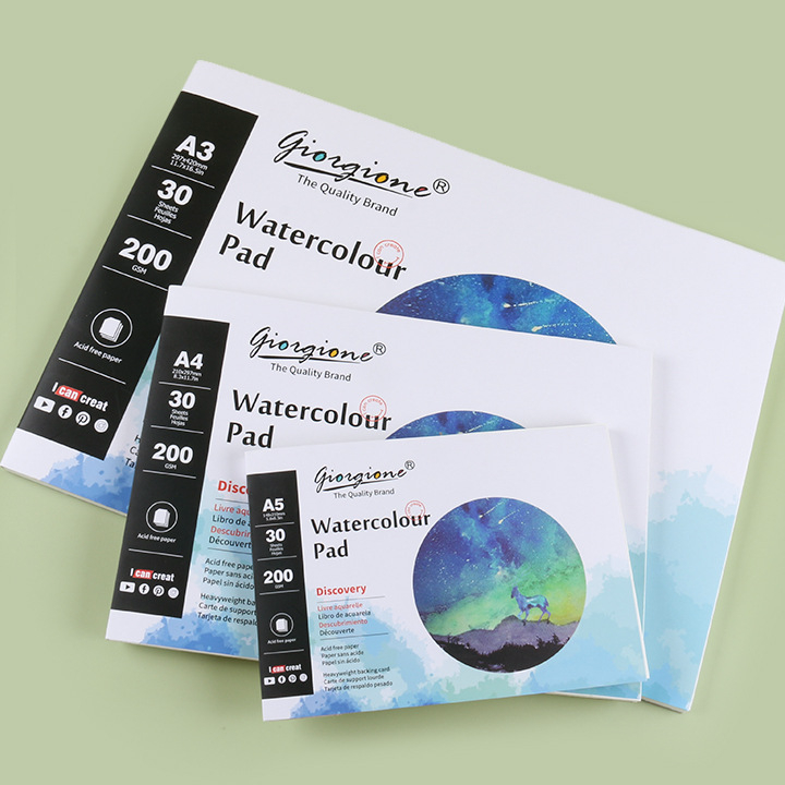 

Terbatas Giorgione Sketchbook Cat Air Watercolor Pad A4/A5 G-WB30 / Buku Gambar Cat Air