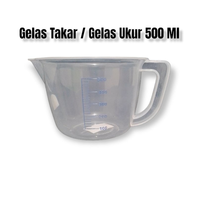 Gelas Takar 500 Ml / Gelas Ukur 500 Ml Green Leaf