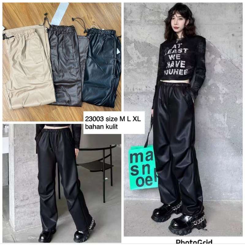 Celana Kulot Bangkok leather import premium