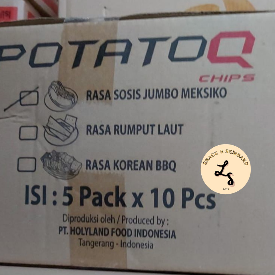 

Promo Potato Q Chips 1 Pack Isi 10 pcs @28gr