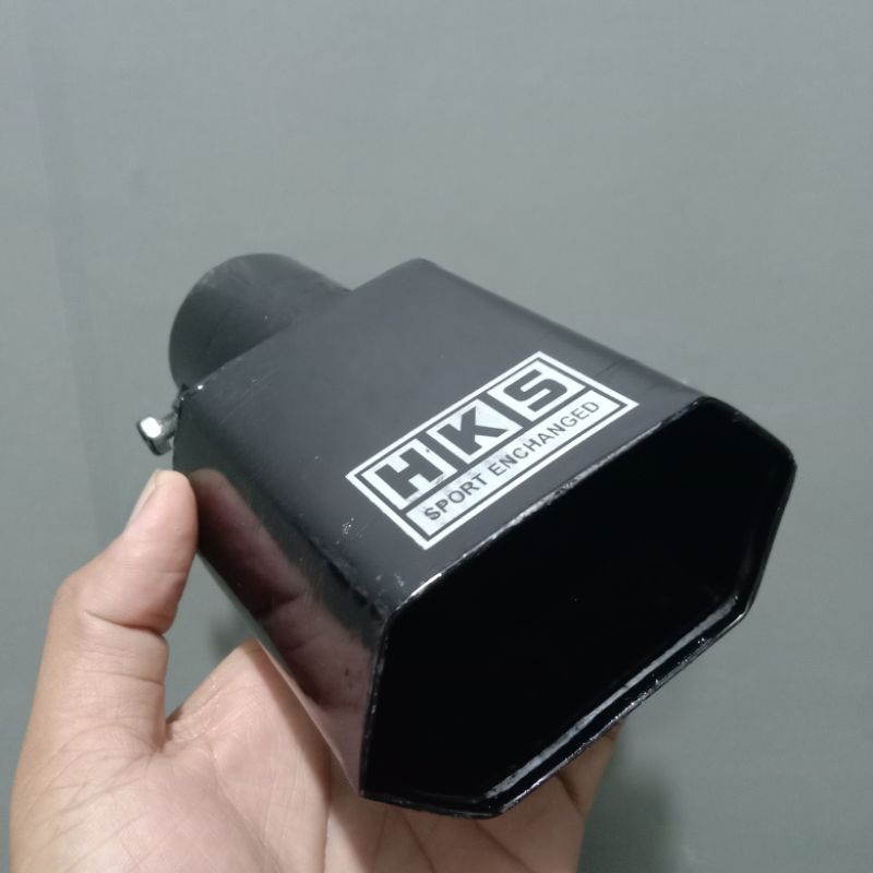 Knalpot mobil HKS suos trapesium bahan bakar bensin