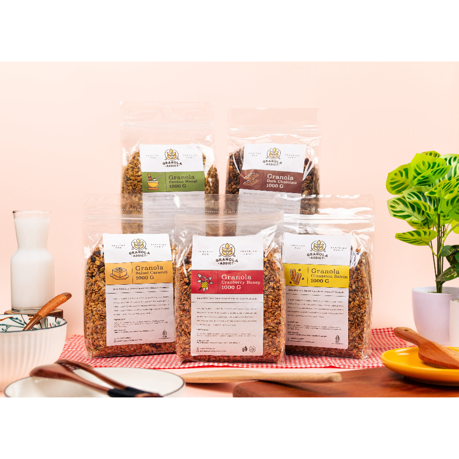 

➾❃❇ Granola Addict - Dark Choco Cashew 1000G (1KG) Terlaris