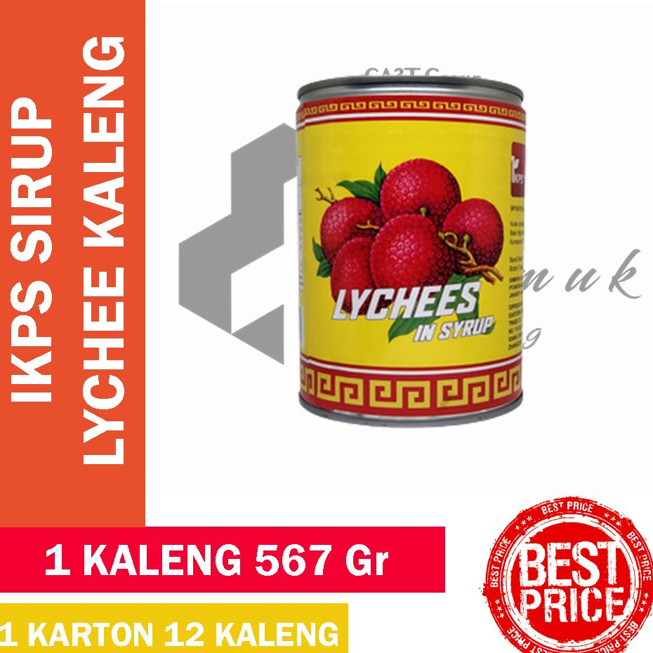 

➦✫✢ Lychee in Syrup / Buah Leci Kaleng 567gr IKPS Murah & Berkualitas!!! Terlaku.