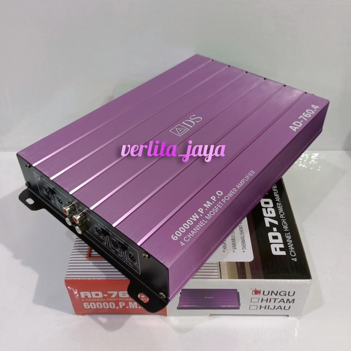 Diskon Promo POWER AMPLIFIER MOBIL ADS AD-4060.4 CH 40000 WATT