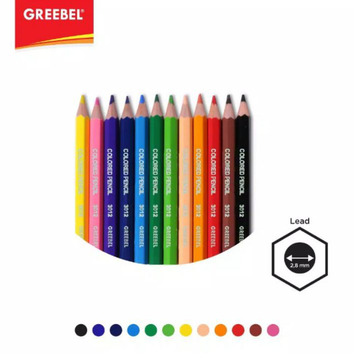 

Terkini Pensil Warna Greebel Mini 12 Warna Classic