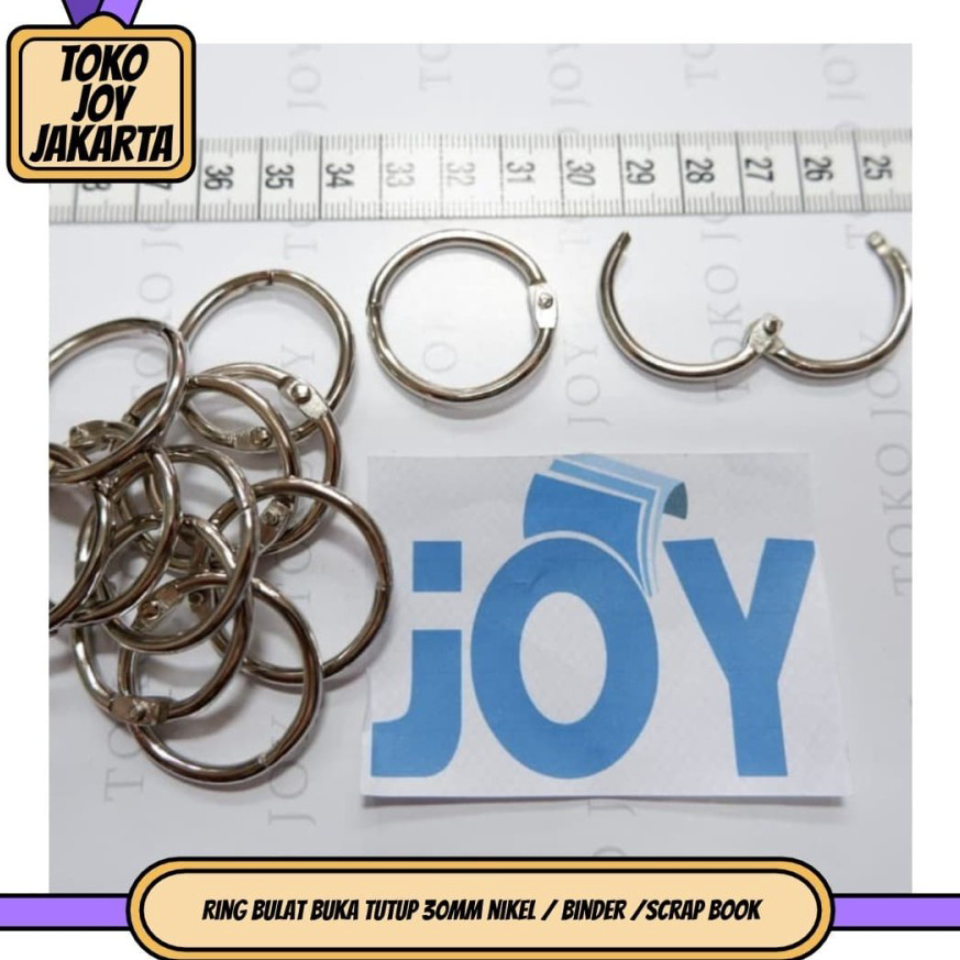 

Promo.. 100pcs RING BINDER 30MM Ring Buka Tutup Mekanik 3cm MGT