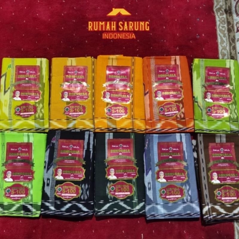Sarung Donggala S100 Songket Asli Full Sutra
