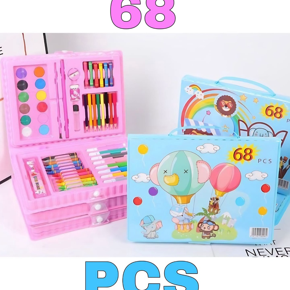 

Big Sale Alat Lukis Set Crayon Anak Lengkap 42 - 208 pcs Pengasah Melukis Anak ★★★★