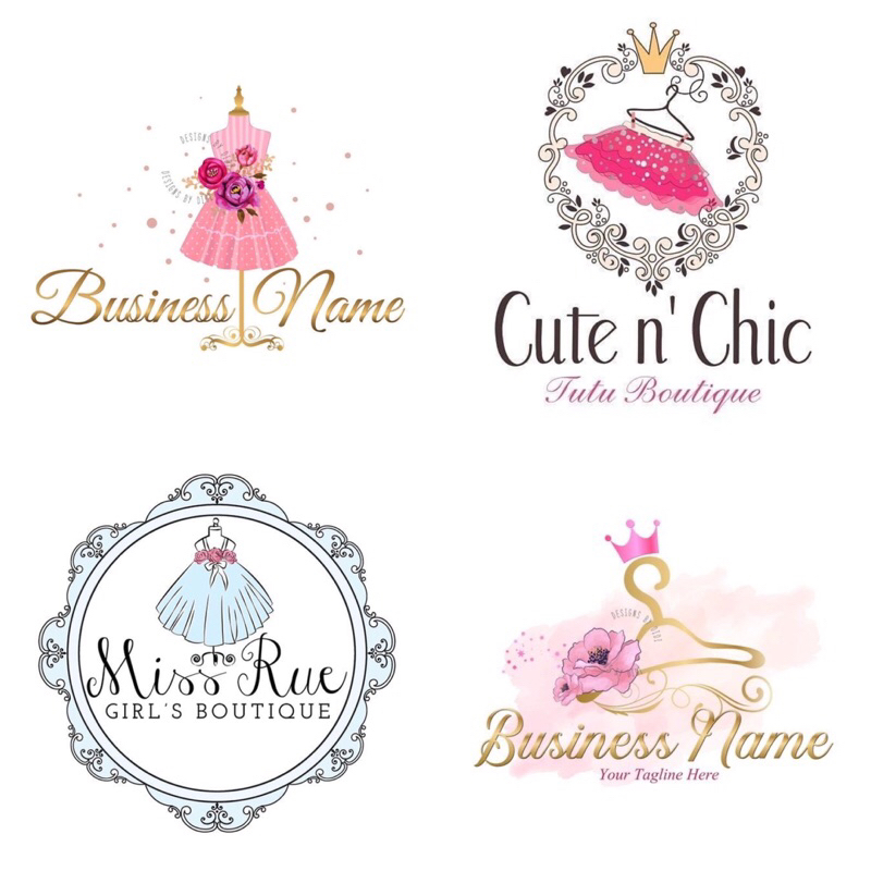 (DRAN LALA FASHION) JASA PEMBUATAN DESAIN LOGO OLSHOP BISNIS SIMPLE ELEGAN MURAH