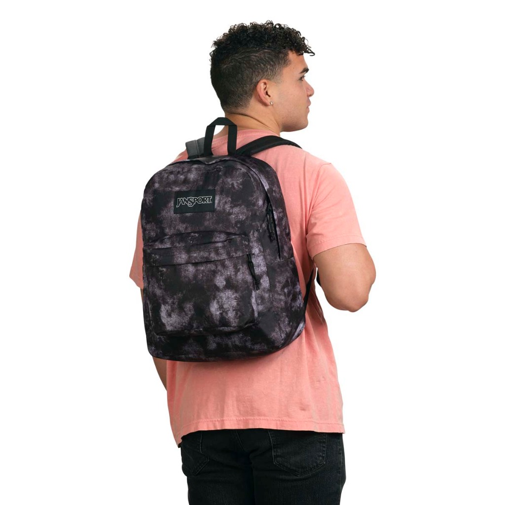 JanSport Tas Ransel / Backpack / Daypack SuperBreak Plus Acid Rock Black