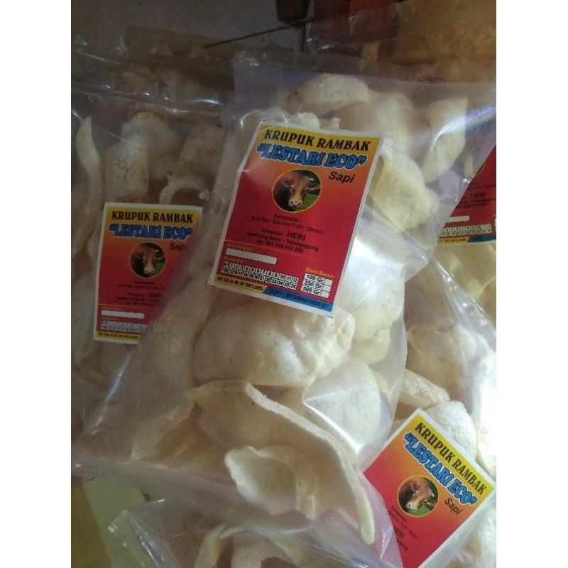 

Rambak sapi matang 100 gram produk tulungagung