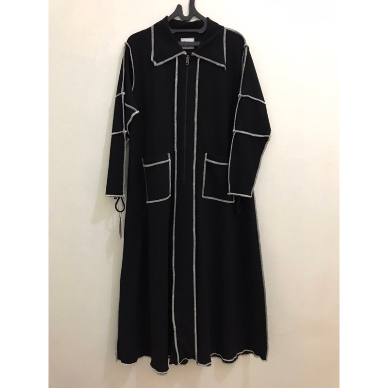 preloved gamis REVERSE BYSOFNI black / Gamis hitam bysofni