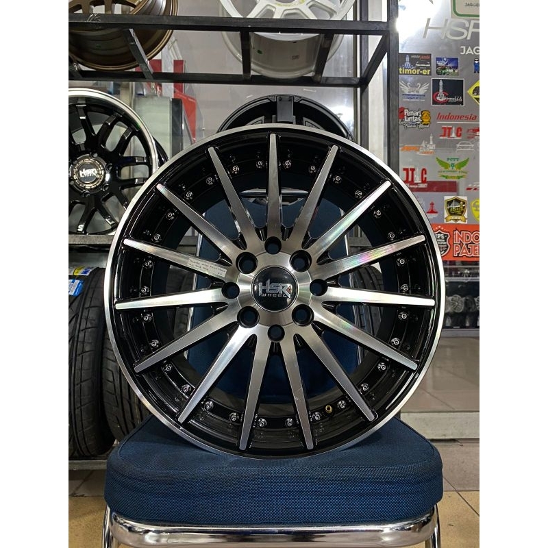 Velg racing hsr tsukuba ring 15 untuk brio agya avanza kijang datsun