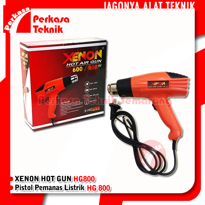 Hot Gun Xenon HG800 heat air gun pistol pemanas listrik