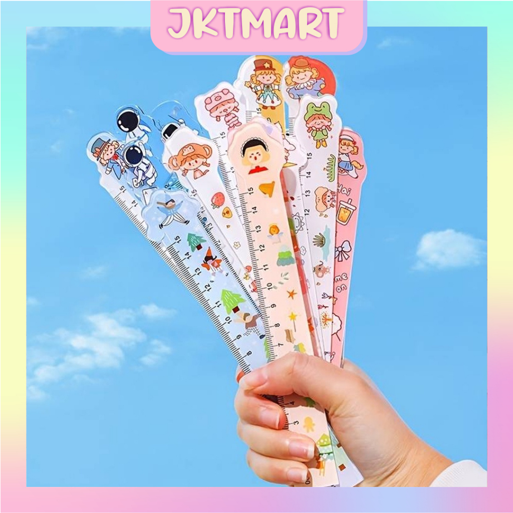 

⭐ JKTMART ⭐ Penggaris Lucu 15 Cm Penggaris Anak Pelajar Mahasiswa Motif Astronot Penggaris funny karakter 15cm Pengaris Sekolah Kantor Motif Lucu Bahan Plastik S103