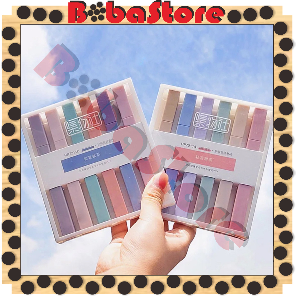 

⭐Bobastore⭐ Higlighter Fancy Highlight Warna Pastel Highlighter Set 6 Pcs Highlighter Lucu Stabilo Lucu Kawaii Paket Stabilo S104
