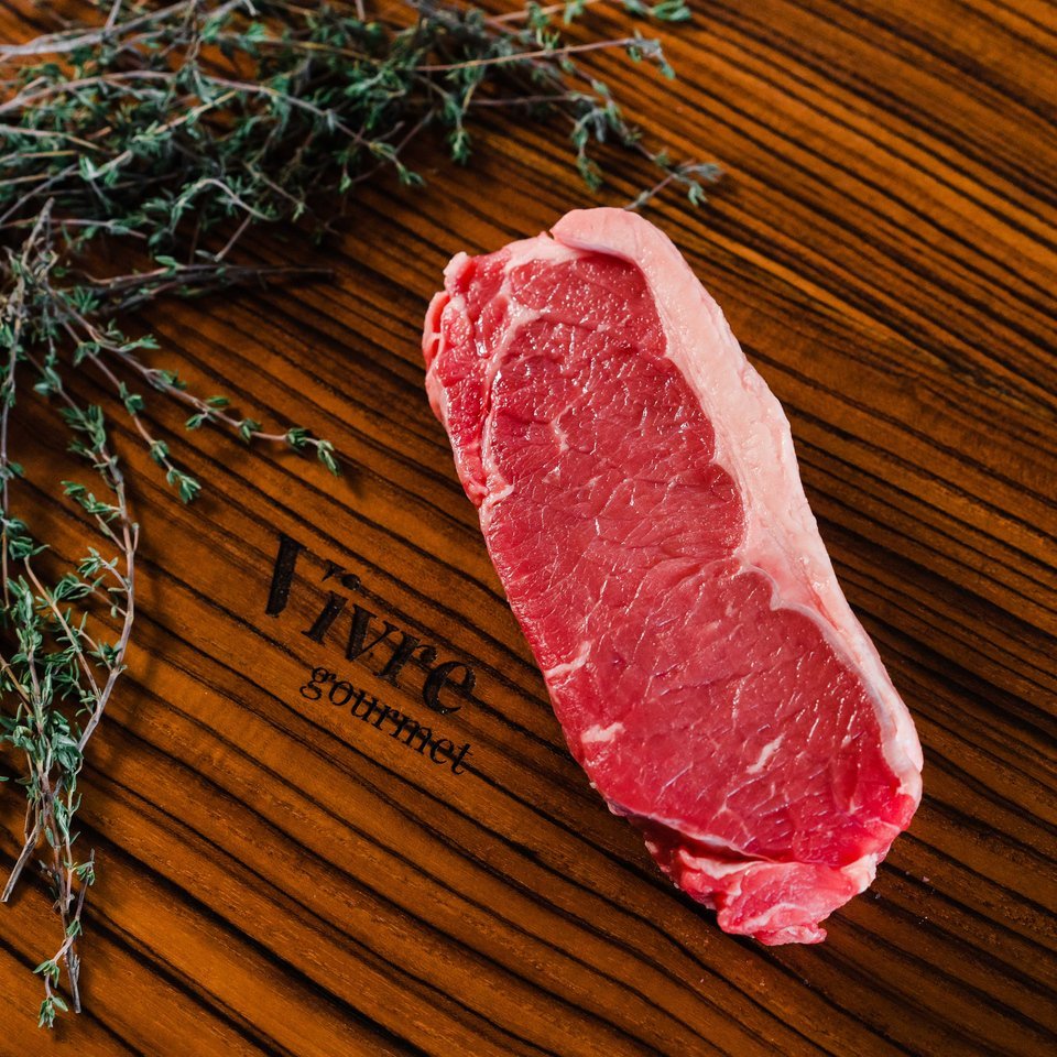 

US Black Angus Sirloin Prime Beef Steak / US Striploin Steak 200gr Daging Sapi