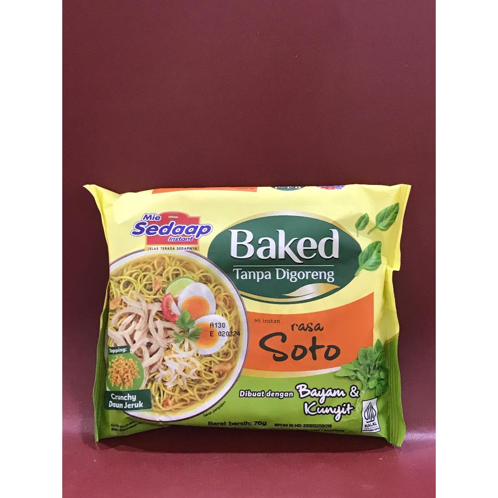 

Sedaap Mie Instan Baked Mie Bayam Rasa Kuah Soto - Mie Instant Sehat Mie Sedaap Kuah Soto