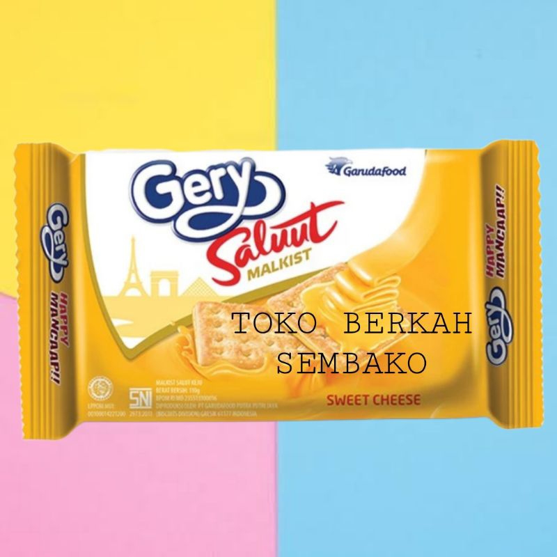 

Gery Saluut Rasa Sweet Cheese/Keju 100gr -1 BUNGKUS
