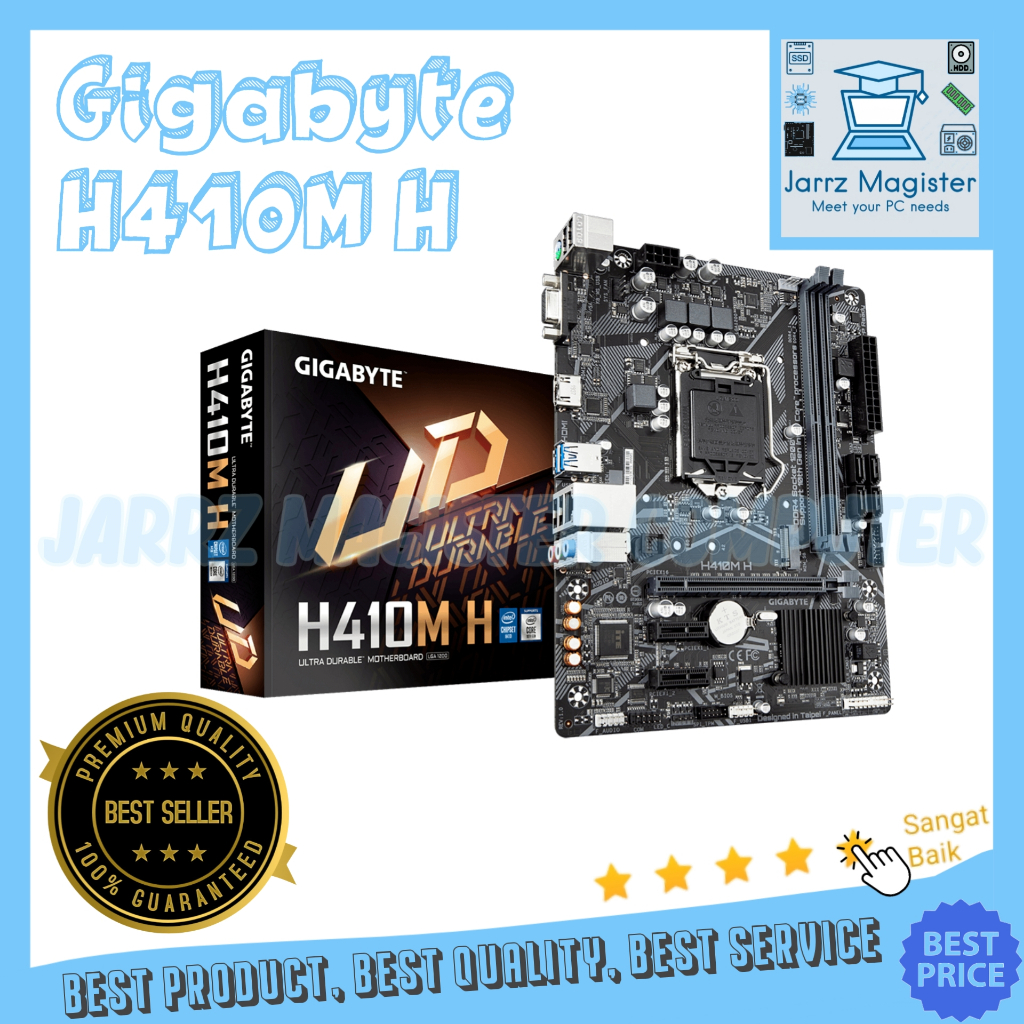 Motherboard Gigabyte H410 H410M H Intel LGA 1200 DDR4 | Mainboard Gigabyte H410M-H Soket 1200