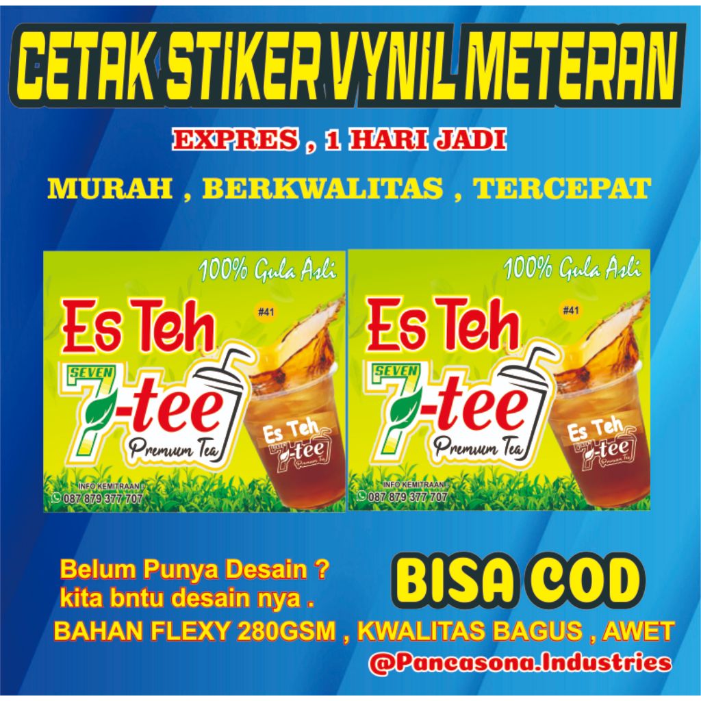 

PROMO !! STIKER VYNIL METERAN 100X100CM MURAH KWALITAS BAGUS