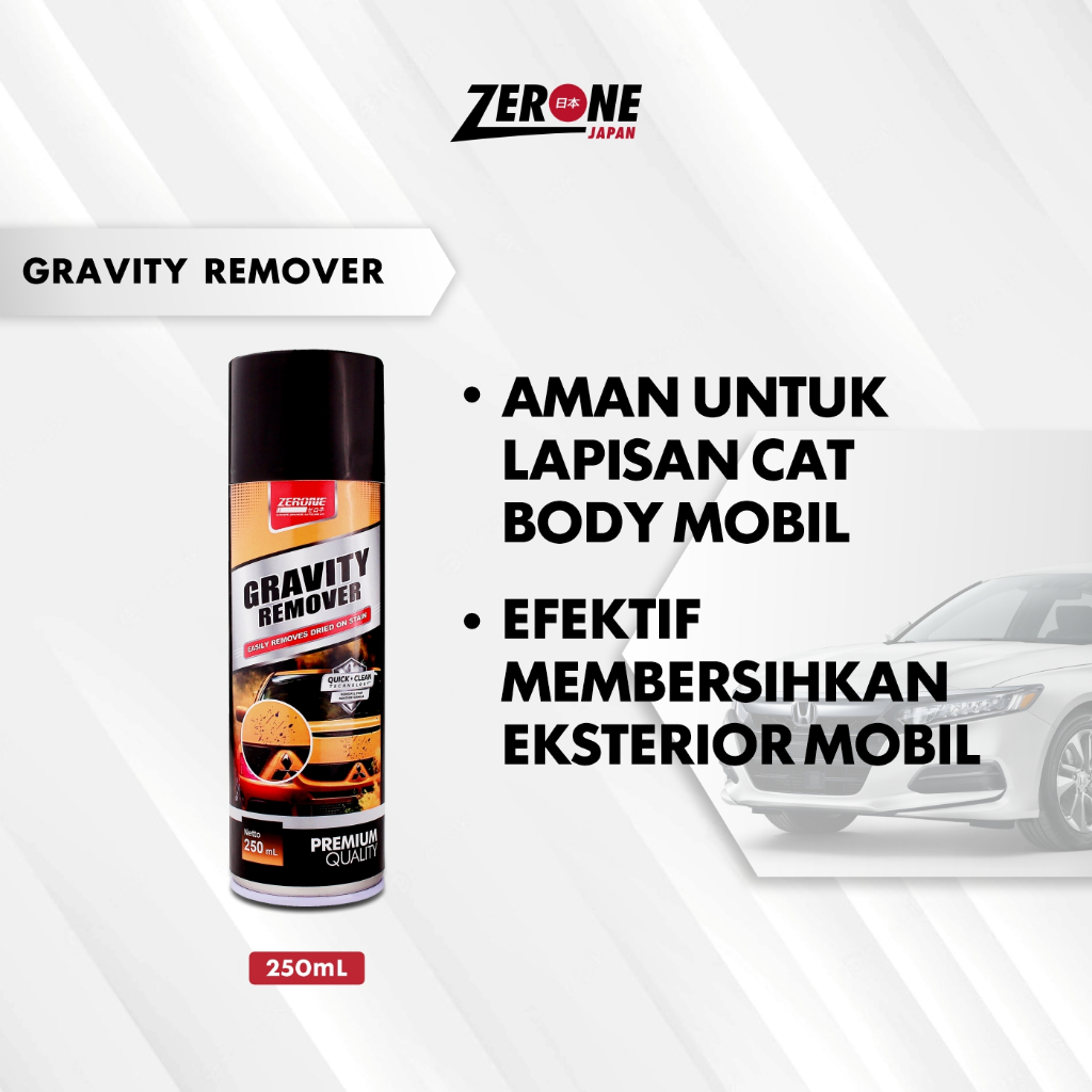 Penghilang Percikan Noda Cat Pilok di Mobil Gravity Remover Zerone Japan