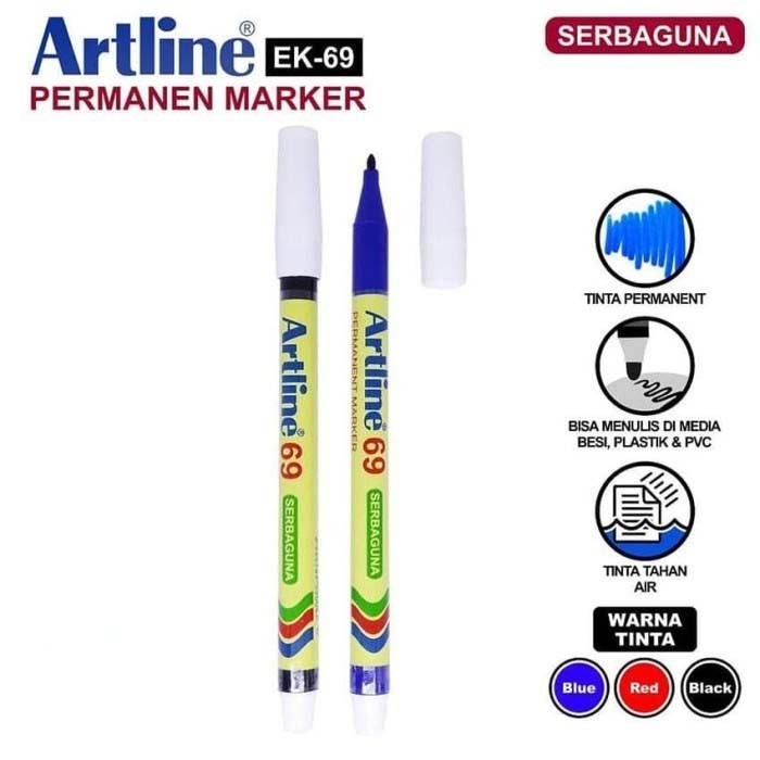 

Artline Spidol Permanen Kecil EK-69 Waterproof Sketch Marker Pen