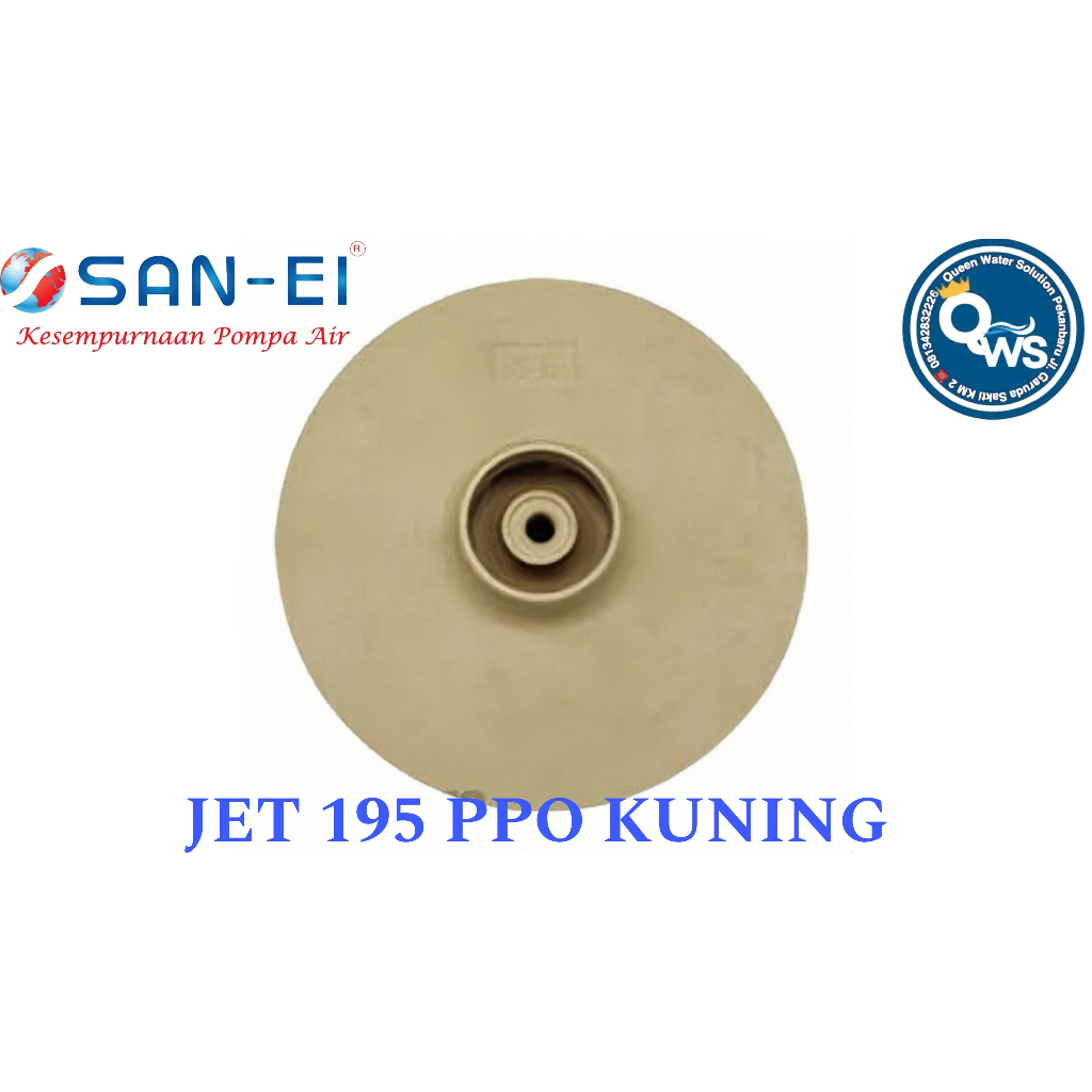 SANEI Impeller Plastic Pompa Air Semi Jet 195 PPO