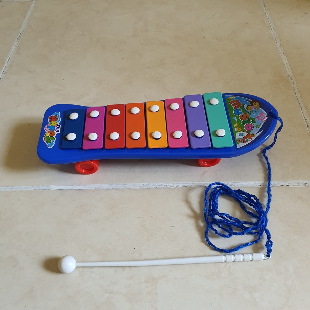 Xylophone mainan musik perkusi anak - PRELOVED