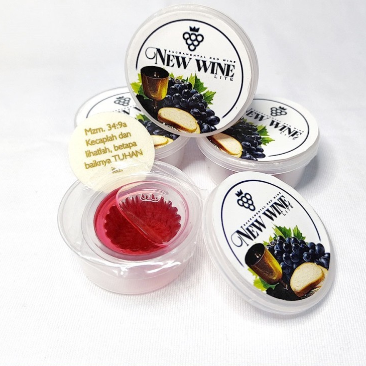 

Minuman Paket Perjamuan Gereja Lite Cup Isi 50-Roti Ayat Kecil