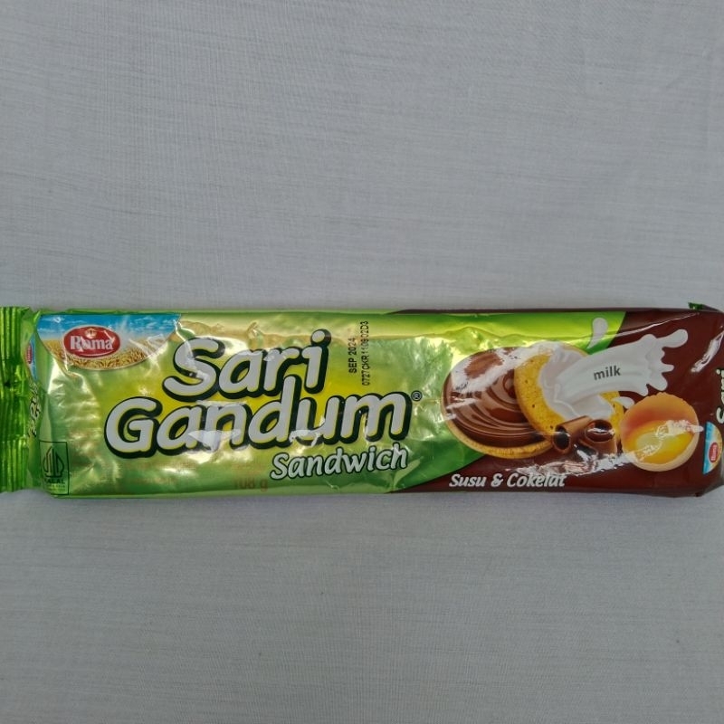 

ROMA SARI GANDUM COKLAT SANDWICH 108gr