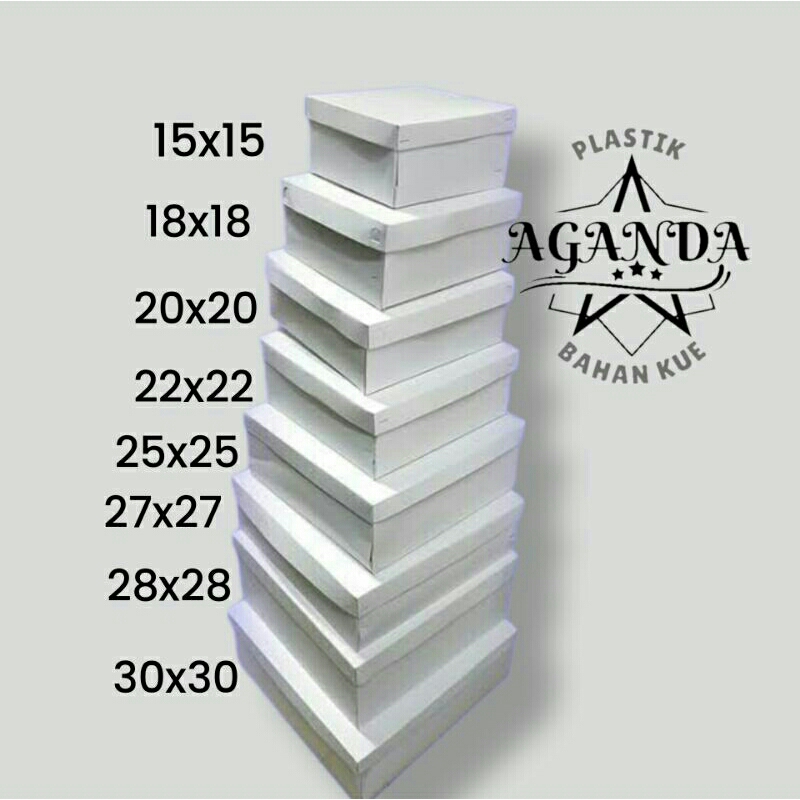 

Dus Kue 22x22/Dus Nasi/Rice Box isi 50lembar