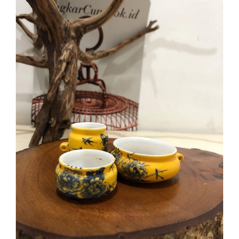 CEPUK KERAMIK CUNGKOK ORI TIONGKOK ACCESSORIES SANGKAR CUNGKOK