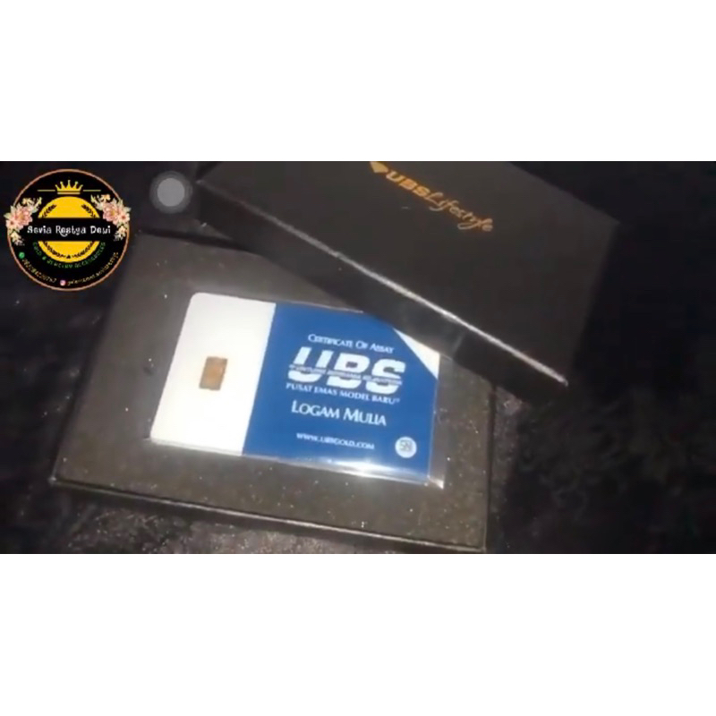 Emas UBS Asli 0,5 gram